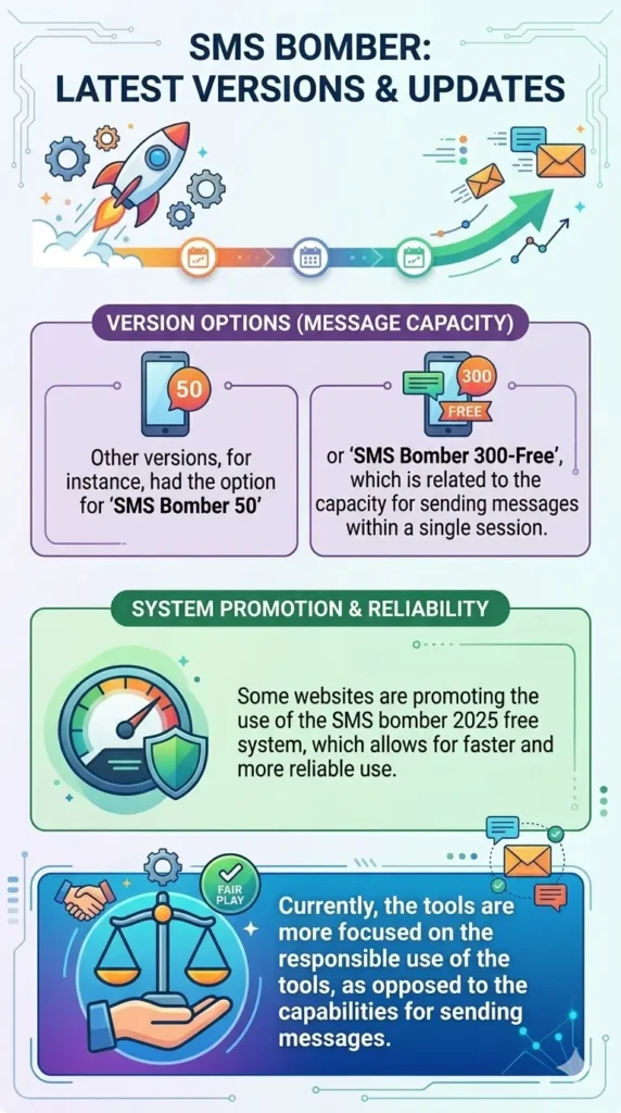 Latest Versions & Updates of sms bomber